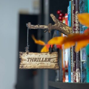 Shelf dividers by genre