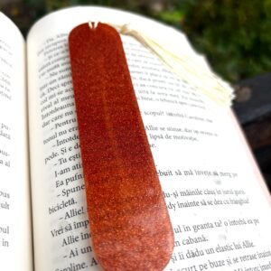 Epoxy Bookmark - Christmas sparkle